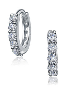 Mini CZ Hoop Earrings