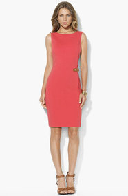 Lauren Ralph Lauren Ponte Knit Sheath Dress