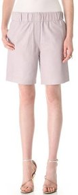 Halston heritage Leather Shorts
