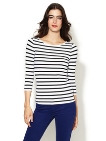 Jersey Striped Long Sleeve Tee