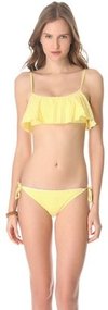 Splendid Ginger Eyelet Bikini Top
