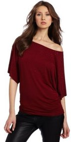 Michael Stars Women's Short Sleeve Off Shoulder Dolman