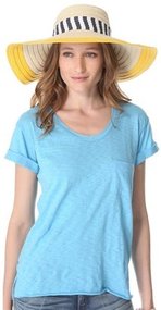 Juicy couture Wide Brim Straw Sunhat