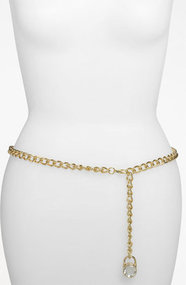 MICHAEL Michael Kors Drop Chain Belt