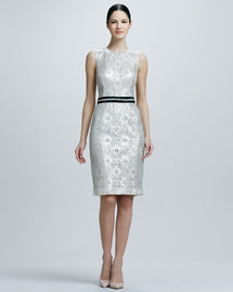 Kalinka Sleeveless Cocktail Dress with Beaded Band