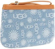 UGG - Logo Denim Wristlet (Denim Jacquard) - Bags and Luggage