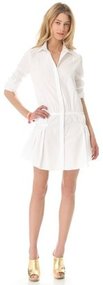 Thakoon Gathered Peplum Shirtdress