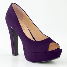 Candie's peep-toe platform high heels - women