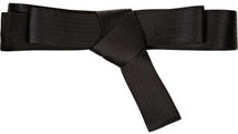 Lanvin Duchesse-satin bow belt