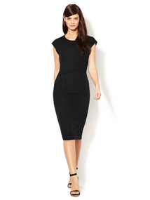 Carmella Pleated Knit Dress