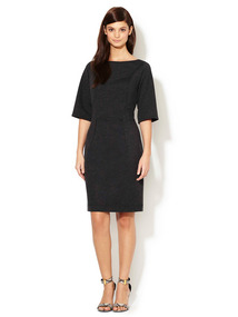 Exposed Dart Shift Dress