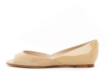 KORS Michael Kors Tullah Suede/Patent Leather Flat