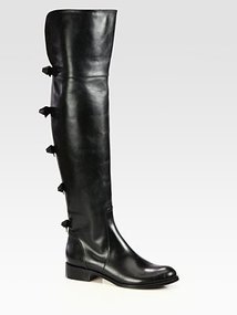 Valentino Multi Bow Over-The-Knee Boots