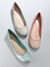 Glittery Ballet Flats