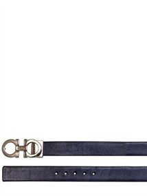 2.5cm Reversible Patent Leather Belt