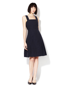 Shift Dress With Tucks