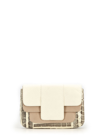 Caine Snakeskin Clutch