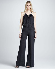 Young Fabulous and Broke Stevee Linen Jumpsuit