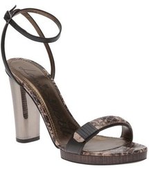 Lanvin Metal Heel Sandal