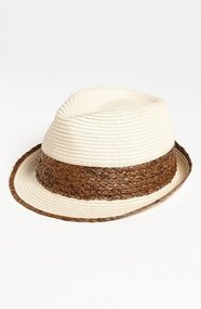 BP. Two Tone Straw Fedora