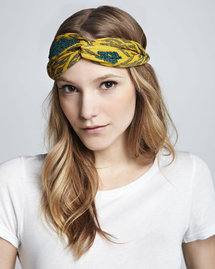 Namrata Joshipura Bead-Embellished Ikat Turban