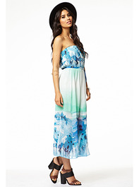 Watercolor Midi Dress
