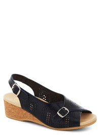 The Perf Sandal in Navy