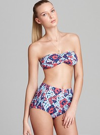 MARC BY MARC JACOBS Bones Bandeau Bikini Top & Bones High Waisted Bottom