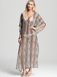Echo Long Multi Dot Caftan Cover Up