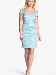 Alex Evenings Stretch Taffeta Cocktail Dress